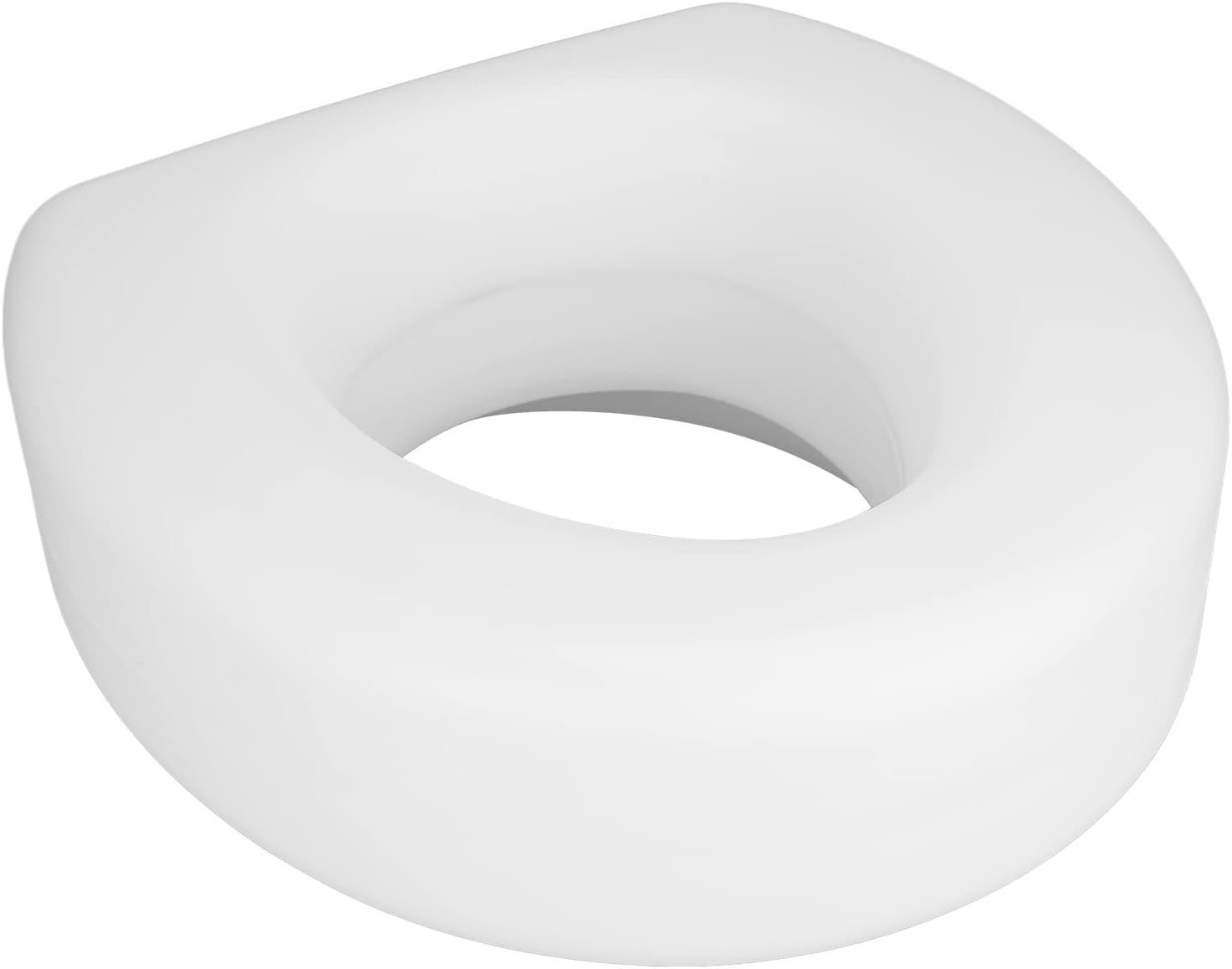 Raised Toilet Seat with Secure Locking, Elevated Universal Fit Commode Riser for Seniors & Mobility Support, Non Slip Bathroom Safety Seat (300lbs Capacity)